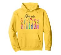 Inspirational Scripture Bottle Design for Faith Lovers Pullover Hoodie