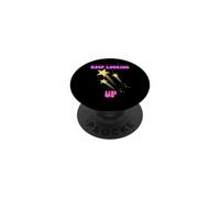 Inspirational Shooting Star Keep Looking Up Colourful PopSockets Adhesive PopGrip