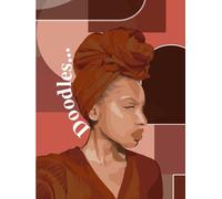Inspirational Sketchbook for Black Girls & Creatives - 8.5" x 11" - 200 Pages: Hardcover Drawing Pad with Empowering Quotes