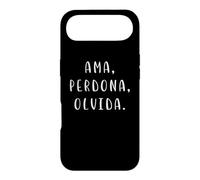 inspirational spanish phrase positive Ama, perdona, olvida Case for iPhone Air
