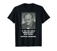 Inspirational Stoic Quote by Winston Churchill T-Shirt