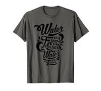 Inspirational Tee Be Water my Friend The Dragon's quote T-Shirt