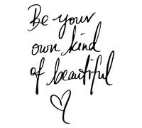 Inspirational Vinyl Wall Decals, Peel and Stick Wall Stickers Wall Art Home Decor Quote Wall Sticker for Bedroom, Bathroom, Living Room, Office, Girl Home Decoration (Black)