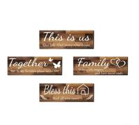 Inspirational Wooden Wall Art Decor with Motivational Quotes for Home Gym Classroom Office Positive Mindset Hanging Sign Natural Wood Finish Ready to Hang