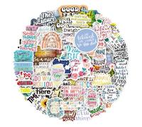 Inspirational Words Stickers, 100 Pcs Positive Motivational Quote Stickers for Laptop, Water Bottles, for Kids Girls Teens