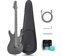 Inspire 39" Smart Electric Guitar - Carbon Fiber Body with Built-in 15W Speaker, 20 Tones & App Control, 4 Presets, Bluetooth, Gig Bag Included