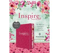 Inspire Bible NLT, Filament Enabled Edition (Hardcover Leatherlike, Pink Peony): The Bible for Coloring & Creative Journaling