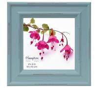 inspire by Hampton Frames inspire By Hampton PALOMA 4x4 (10x10cm) Light Blue Square Picture Photo Frame Glass IBH-PAL301944B
