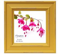 inspire by Hampton Frames inspire By Hampton PALOMA 4x4 (10x10cm) Mustard Yellow Square Picture Photo Frame Glass IBH-PAL301944M
