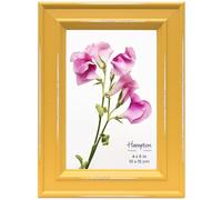 inspire by Hampton Frames | PALOMA Photo Frame | 4x6 Inch (10x15cm), Mustard Yellow, Glass | Modern Design, Tabletop or Wall Display | Home Décor for Pictures