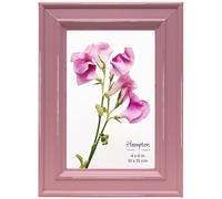 inspire by Hampton Frames | Photo Frame PALOMA | 4x6 Inch (10x15cm), Pink, Glass | Modern Design, Tabletop or Wall Mount | Display Memories, Home Décor Accent