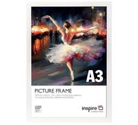 Inspire By Hampton ROSENBERG A3 (30x42cm) White Picture Frame Acrylic (Non-Glass) Pack of 1