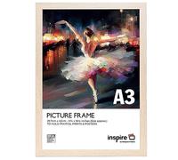 Inspire By Hampton WELFORD A3 (29.7x42cm) Natural Poster Frame Acrylic (Non-Glass) Front Pack of 1