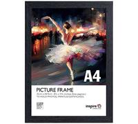 Inspire By Hampton WESTMINSTER A4 (21x30cm) Grey Poster Certificate Frame Acrylic (Non-Glass) IBHWESA4GRYPK1