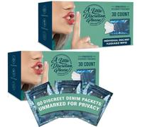 Inspire Discretion: Individually Wrapped Flushable Wipes for Adults, Unscented, Septic and Sewer Safe, Travel Friendly, Biodegradable (60 Ct)