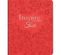 Inspire Faith Bible NLT, Filament Enabled Edition (Hardcover Leatherlike, Coral Blooms): The Bible for Coloring & Creative Journaling