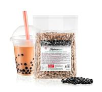 Inspire Food Original Tapioca Pearls For Bubble Drink - 1Kg | Premium Chewy Boba Balls For Boba Milk Tea, Ice Coffee, Ice Tea, Slush, Blended Fruit Drinks
