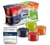 INSPIRE FOOD Popping Boba Pearls Variety Set - 4 x 100gm