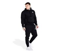 INSPIRE KING Men's Tracksuit Pull Over- Premium Fleece Hoodie & Jogger Set, Casual Full Sleeve Activewear, All-Season Fit for Gym, Loungewear & Daily Wear (UK, Alpha, S, Regular, Regular, Black)