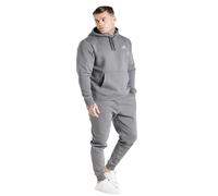 INSPIRE KING Men's Tracksuit Pull Over- Premium Fleece Hoodie & Jogger Set, Casual Full Sleeve Activewear, All-Season Fit for Gym, Loungewear & Daily Wear (UK, Alpha, XXL, Regular, Regular, Mid Grey)