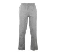 Inspire Me Women's Open Hem Fleece Tracksuit Bottoms Casual High Rise Gym Lounge Jogging Trouser Ladies Sweatpants with Pocket (S, Grey)