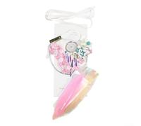 Inspire Peaceful For Dreams DIY Crochet Feather Accessories for Handmade Decor (A)