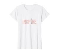 Inspire Pencil Back to School Teacher Squad Gift Value Graphic T-Shirt, Women, White, XL