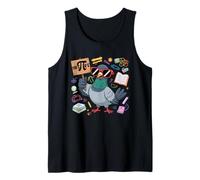 Inspire Pi Symbol Math Pun Funny Pigeon Pi Day Tank Top
