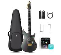 INSPIRE PRO AL 39" Smart Electric Guitar, with Custom APEX LAB Pickups | Built in 20W Speaker, 39" Carbon Fiber Body, Built-in 64 Presets & 50 tones, Looper Tuner Touch Bar for Silent Practice