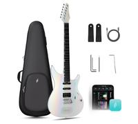 INSPIRE PRO AL 39" Smart Electric Guitar, with Custom APEX LAB Pickups | Built in 20W Speaker, 39" Carbon Fiber Body, Built-in 64 Presets & 50 tones, Looper Tuner Touch Bar for Silent Practice