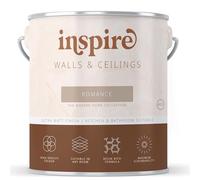 Inspire Wall Paint, Ultra Flat Matt Premium Emulsion Paint for Walls & Ceilings | Suitable for Kitchens & Bathrooms | High Opacity Colour | Low VOC | Modern Home Collection (Romance, 1 Liter)