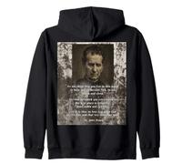 Inspire with Saint John Bosco Quote Design for Faith Lovers Zip Hoodie
