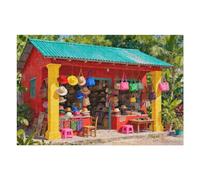 Inspired 1000 Piece Puzzle for Adults, Premium Textured Jigsaw, Caribbean Art and Scenic Artwork, Relaxing Family Challenge Game, Gift for Adults, Women and Seniors, 30x20 in