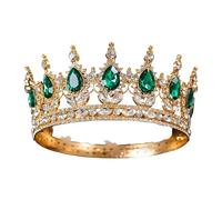 Inspired 8 Eye Tiara Headpiece Charming Dance Hair Decoration Ideal for Bride Bridesmaids or Formal Events Retro 8 Eye Crown, フリーサイズ