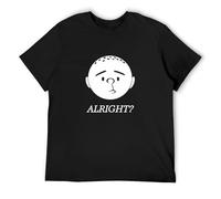 Inspired by Karl Pilkington Alright Mens T Shirt Men Black