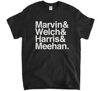 Inspired by The Shadows T Shirt Names Cliff Richard Hank Marvin 60'S Pop Guitar Black