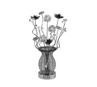 Inspired Clearance - (DH) Calista Table Lamp 4 Light G4 Black/Crystal, NOT LED/CFL Compatible