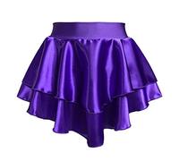 Inspired Costumes Girls Greatest Show Costume - Anne Wheeler, Zendaya (Purple 2 Layer Skirt, 4-5)
