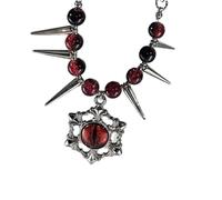 Inspired Devil Eye Chokers Necklace with Cuban Chain Links Sturdy Metal Gothic Jewelry Perfect for Gift Giving Streetwear Cuban Link Necklace