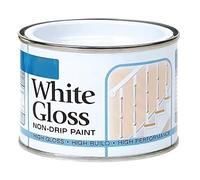 Inspired Essentials 180ml Non Drip Paint Tin Exterior Interior Hard Drying Performance Multi-Purpose Paint Tin for Metal, Wood, Plastic, Walls with Perfect Finish (1, White Gloss)