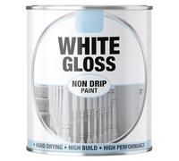 Inspired Essentials 300ml Non Drip Paint Tin Exterior Interior Hard Drying Performance Multi-Purpose Paint Tin for Metal, Wood, Plastic, Walls with Perfect Finish (1, 151 - White Gloss)