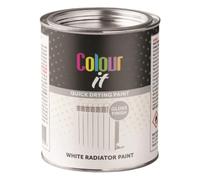Inspired Essentials 300ml Non Drip Paint Tin Exterior Interior Hard Drying Performance Multi-Purpose Tin for Metal, Wood, Plastic, Walls with Perfect Finish (1, Radiator White Gloss)