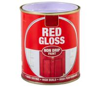 Inspired Essentials 300ml Non Drip Paint Tin Exterior Interior Hard Drying Performance Multi-Purpose Paint Tin for Metal, Wood, Plastic, Walls with Perfect Finish (1, Red Gloss)