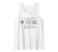 Inspired My Future is Blessed - Bible Verse Christian Faith Tank Top