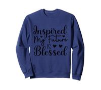Inspired My Future Is Blessed - Faith Motivation Christian Sweatshirt
