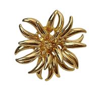 Inspired Open Band Rings Artistic Pyrotechnics Design in Gold Silver and Two Tone Accessory for Stylish Women Geometric Rings
