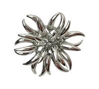 Inspired Open Band Rings Artistic Pyrotechnics Design in Gold Silver and Two Tone Accessory for Stylish Women Geometric Rings