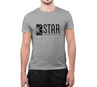 Inspired Star Laboratories Gift S.T.A.R Labs Mens Women T-Shirt Top Tee (Grey, Medium)
