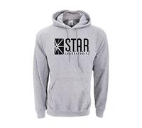 Inspired STAR Laboratories Hoodie-The Flash TV Series S.T.A.R.Labs Hoody Top (MEDIUM , SPORTS GREY)