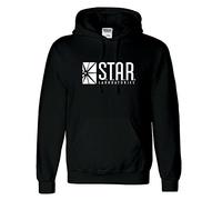 Inspired Star Laboratories Hoodie-The Flash TV Series S.T.A.R.Labs Hoody Top (Small) Black